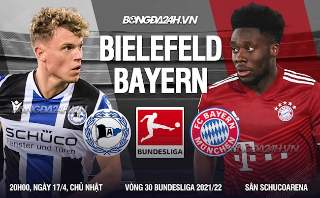 Nhận định bóng đá Bielefeld vs Bayern Munich 20h30 ngày 17/4 (Bundesliga 2021/22) bayern đấu với bielefeld