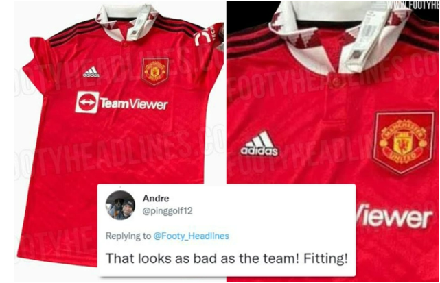 Mẫu áo được cho là sân nhà của MU mùa tới