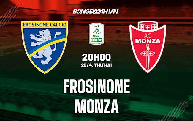 Nhận định,  Frosinone vs Monza 20h00 ngày 25/4 (Hạng 2 Italia 2021/22)