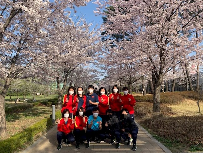 Tuyển nữ Việt Nam hoàn thành chuyến tập huấn tại Hàn Quốc