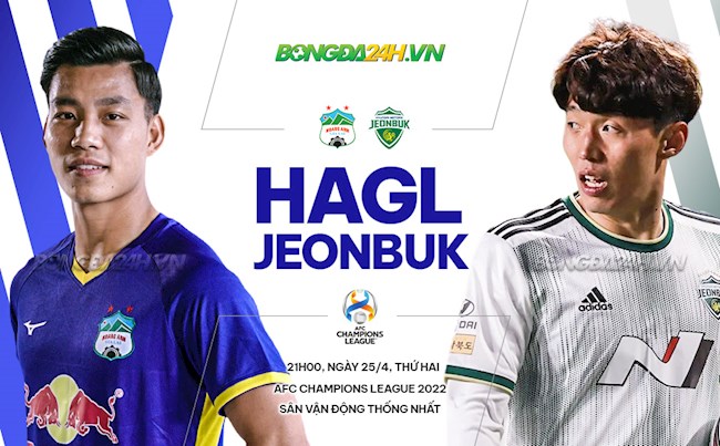 Nhận định HAGL vs Jeonbuk (21h00 ngày 25/4): Liệu lịch sử có lặp lại?