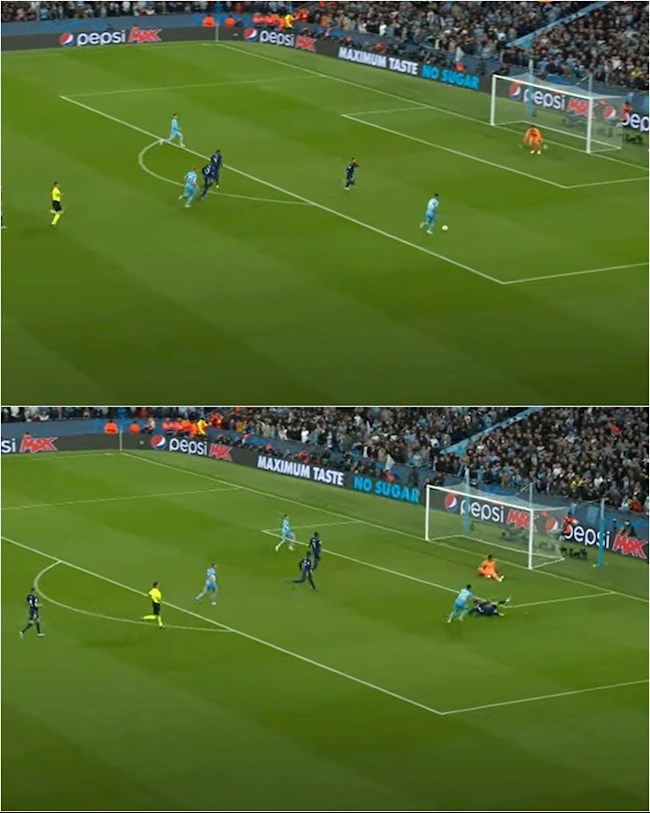 Mahrez bỏ lỡ cơ hội vs Real