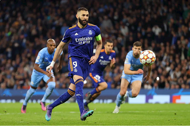 Cú đá 11m theo kiểu panenka của Benzema để ấn định kết quả trận đấu