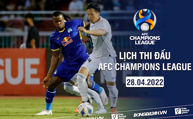 Lịch thi đấu HAGL vs Yokohama (AFC Champions League 2022) hôm nay 28/4