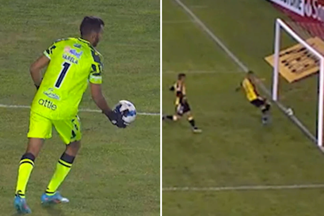 Đồng đội lấy đi siêu phẩm của thủ môn Christopher Varela