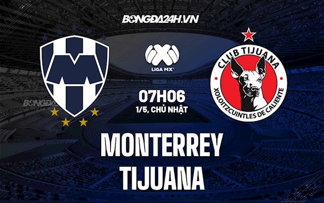 Nhận định bóng đá Monterrey vs Tijuana 7h06 ngày 1/5 (VĐQG Mexico 2021/22)