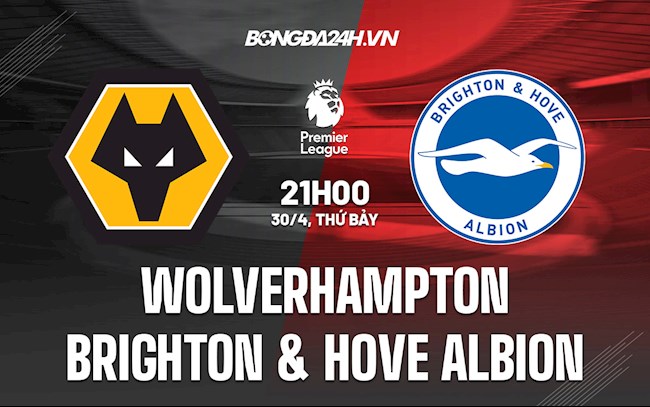 Nhận định bóng đá Wolves vs Brighton 21h00 ngày 30/4 (Ngoại hạng Anh 2021/22)