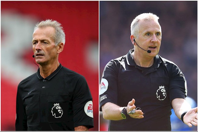 Martin Atkinson và Jon Moss treo còi vào cuối mùa giải năm nay