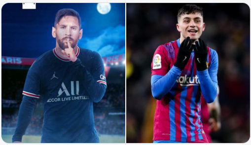 Pedri lập siêu phẩm theo phong cách Messi