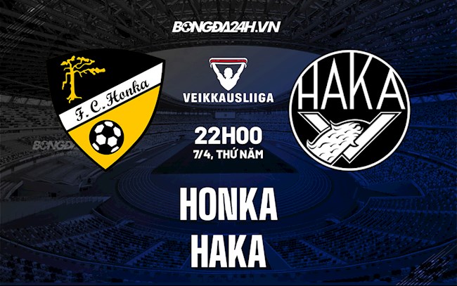 Nhận định,  Honka vs Haka 22h00 ngày 7/4 (VĐQG Phần Lan 2022)