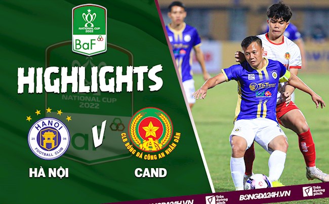 Video tổng hợp: Hà Nội 4-0 CAND (Vòng loại Cúp Quốc gia 2022)