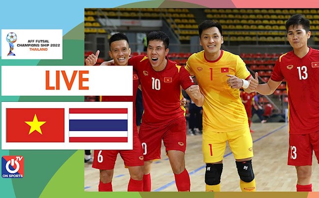 Trực tiếp Futsal Việt Nam vs Futsal Thái Lan bán kết Futsal Đông Nam Á 2022 viet nam thai lan futsal