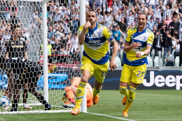 Bonucci lập cú đúp vào lưới Venezia trong ngày sinh nhật thứ 35