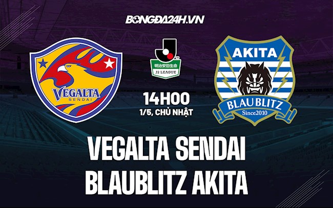 Vegalta Sendai vs Blaublitz Akita