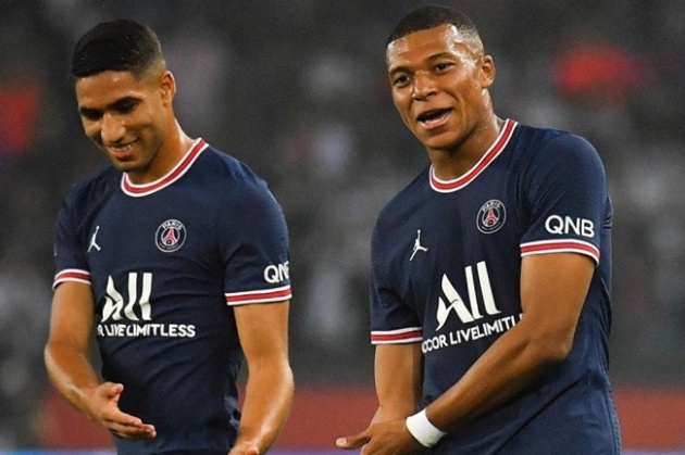 Mbappe và Hakimi xuất hiện ở Madrid Mbappe và Hakimi xuất hiện ở Madrid