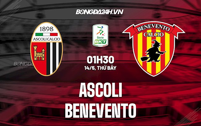 Nhận định bóng đá Ascoli vs Benevento 1h30 ngày 14/5 (Hạng 2 Italia 2021/22)