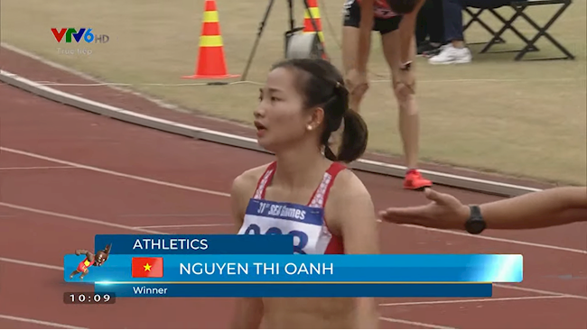 Nguyễn Thị Oanh mở hàng HCV SEA Games cho điền kinh Việt Nam hình ảnh
