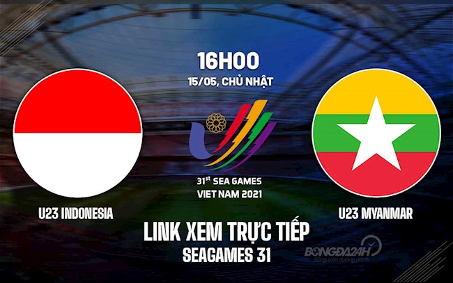 Trực tiếp bóng đá VTV6 U23 Indonesia vs U23 Myanmar SEA Games 31