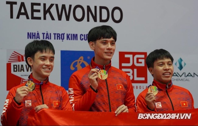 Màn trình diễn giành HCV SEA Games của taekwondo Việt Nam hình ảnh Màn trình diễn giành HCV SEA Games của taekwondo Việt Nam hình ảnh