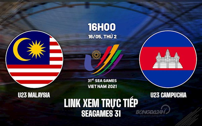 Trực tiếp bóng đá VTV6 U23 Malaysia vs U23 Campuchia SEA Games 31 kết quả campuchia và malaysia
