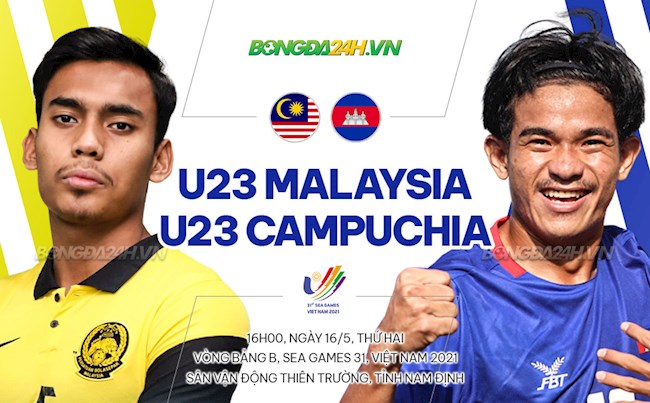 Hòa U23 Campuchia, U23 Malaysia đứng trước nguy cơ mất ngôi đầu bảng B