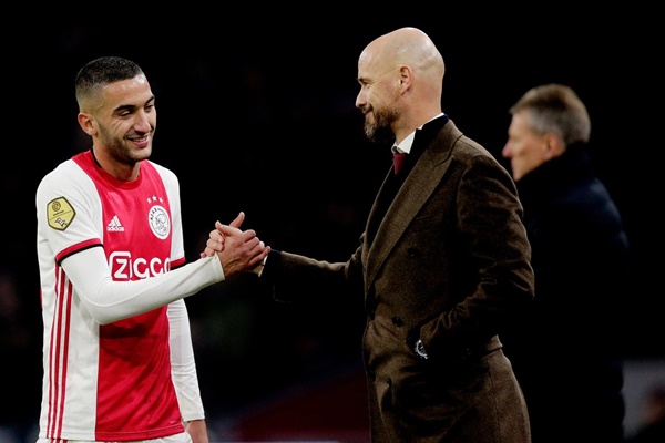 Ten Hag nói về  về khả năng tái hợp Hakim Ziyech