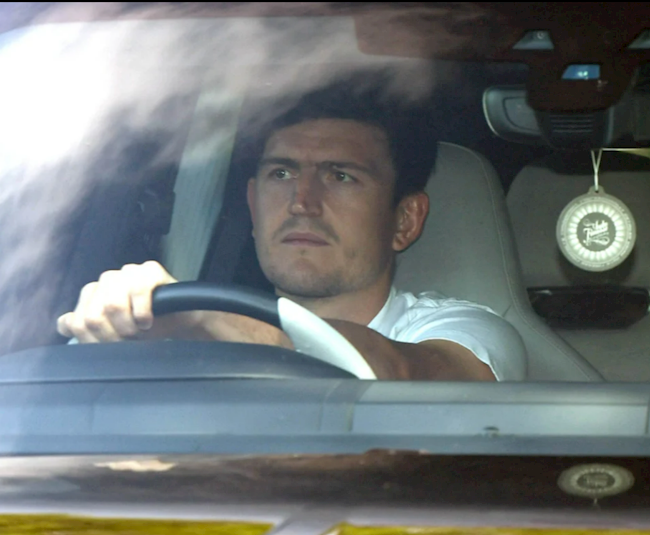 Đội trưởng Harry Maguire không mấy vui vẻ, anh đã mắc nhiều sai lầm ở mùa giải năm nay