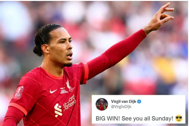Thông điệp được Virgil van Dijk đưa ra