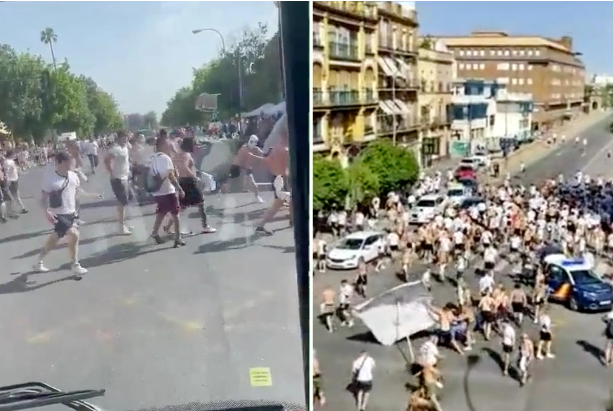 Vụ hỗn chiến giữa CĐV Rangers và Eintracht