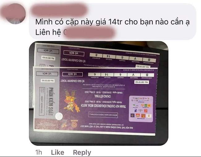 Vé Chung kết SEA Games Vé Chung kết SEA Games