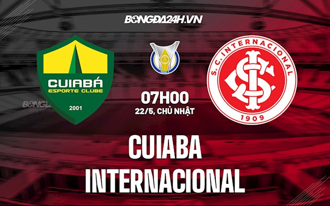 Nhận định,  Cuiaba vs Internacional 7h00 ngày 22/5 (VĐQG Brazil 2022)
