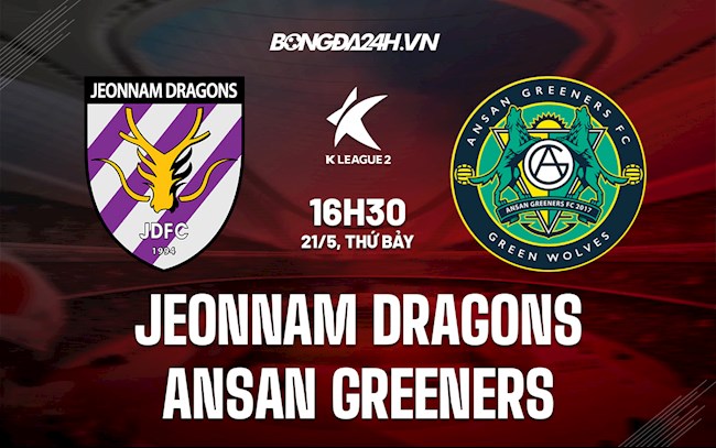 Jeonnam Dragons vs Ansan Greeners