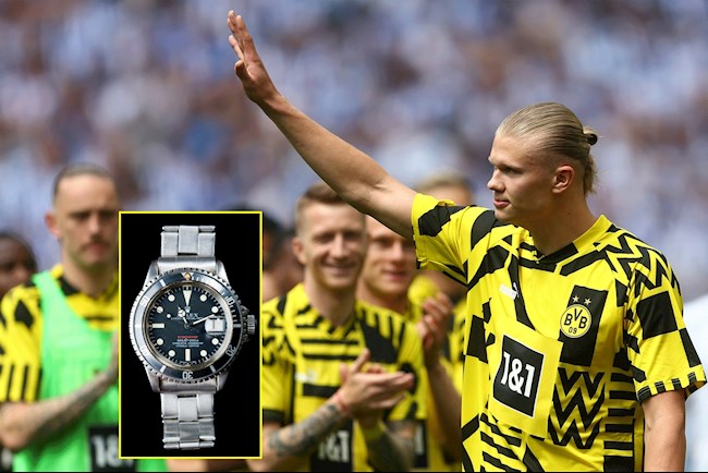 Haaland tặng 33 đồng hồ Rolex cho đồng đội ở Dortmund hình ảnh Haaland tặng 33 đồng hồ Rolex cho đồng đội ở Dortmund hình ảnh