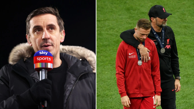 Gary Neville nói về thất bại của Liverpool
