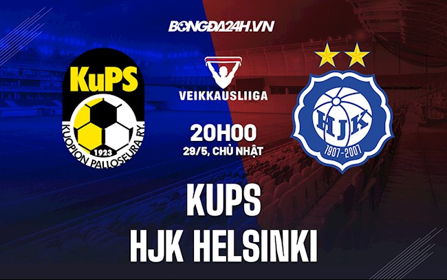 Nhận định KuPS vs HJK Helsinki 20h00 ngày 29/5 (VĐQG Phần Lan 2022)