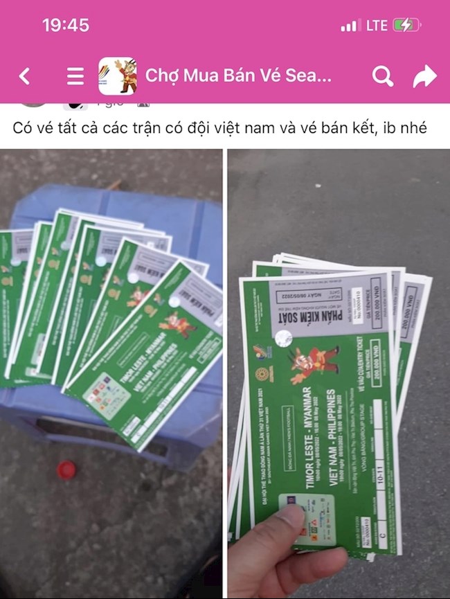 Giá vé chợ đen xem trận mở màn của U23 Việt Nam tăng phi mã hình ảnh