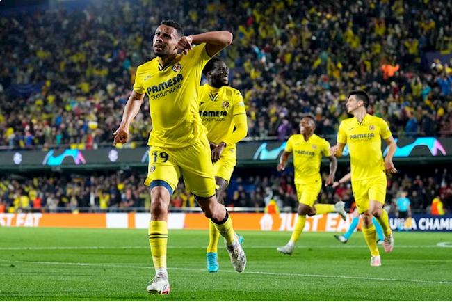 Coquelin ăn mừng sau khi ghi bàn cho Villarreal