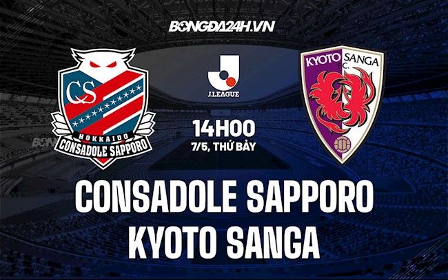 Nhận định Consadole Sapporo vs Kyoto Sanga 14h00 ngày 7/5 (VĐQG Nhật 2022)