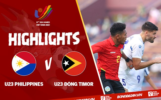 Video tổng hợp: U23 Philippines 4-0 U23 Đông Timor (Bảng A SEA Games 31)