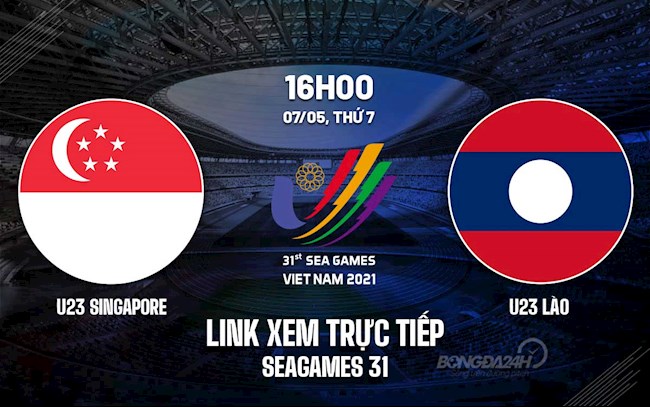 Link xem trực tiếp U23 Singapore vs U23 Lào VTV6 bóng đá SEA Games 31