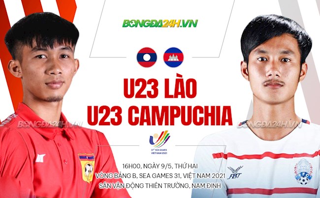 Đè bẹp U23 Lào, U23 Campuchia ra quân tưng bừng ở SEA Games 31