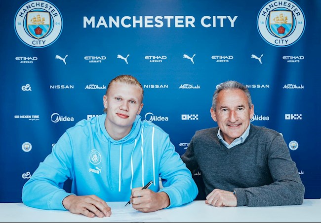 Erling Haaland ký hợp đồng 5 năm với Man City Erling Haaland ký hợp đồng 5 năm với Man City