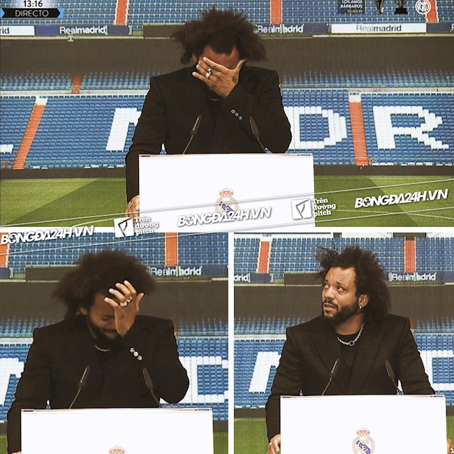 Marcelo không kìm được nước mắt trong ngày chia tay Real Madrid hình ảnh Marcelo không kìm được nước mắt trong ngày chia tay Real Madrid hình ảnh