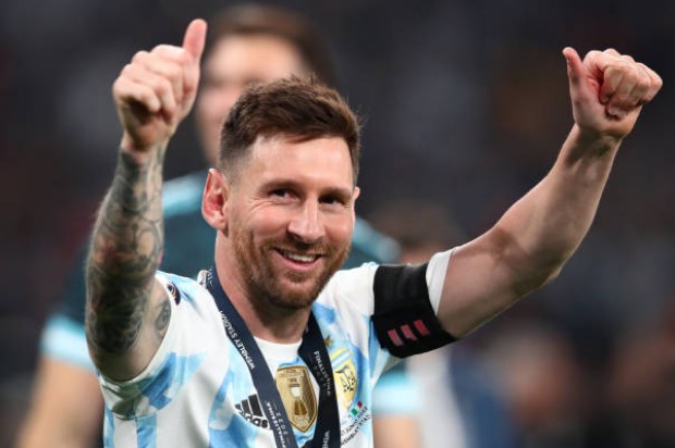 Lionel Messi hạnh phúc sau chiến thắng trước Italia