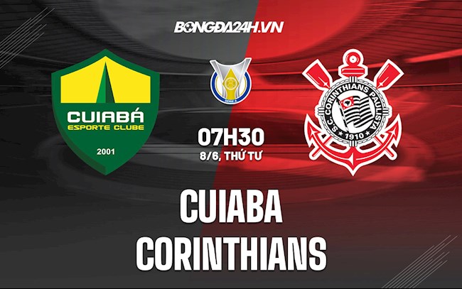 Nhận định,  Cuiaba vs Corinthians 7h30 ngày 8/6 (VĐQG Brazil 2022)