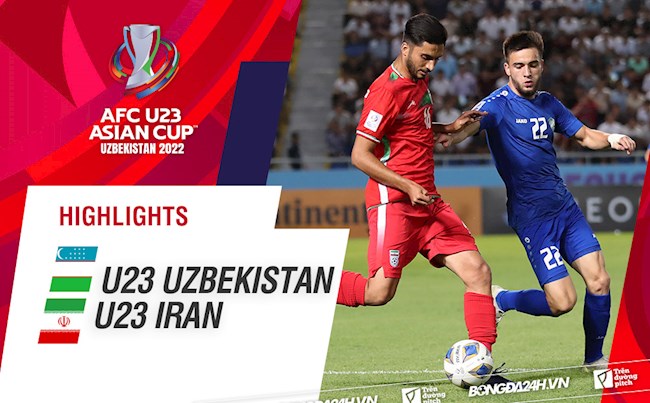 Video tổng hợp: U23 Uzbekistan 1-1 U23 Iran (Bảng A U23 châu Á 2022)