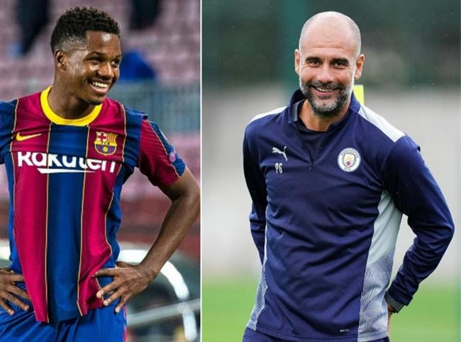 Man City đón Ansu Fati Man City don Ansu Fati