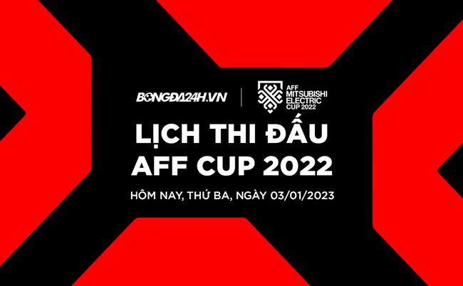 Lịch thi đấu AFF Cup hôm nay 3/1/2023 Lich thi dau AFF Cup hom nay 3/1/2023