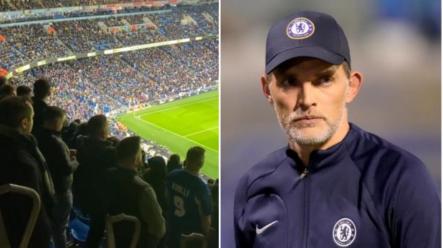 CĐV Chelsea hô vang tên của Thomas Tuchel trên sân Etihad CdV Chelsea ho vang ten cua Thomas Tuchel tren san Etihad