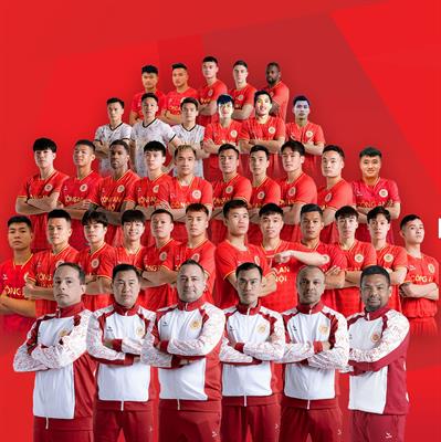 Dù chưa chính thức công bố song hình ảnh của Văn Thanh đã xuất hiện trên background Lễ xuất quân của CLB Công an Hà Nội Du chua chinh thuc cong bo song hinh anh cua Van Thanh da xuat hien tren background Le xuat quan cua CLB Cong an Ha Noi